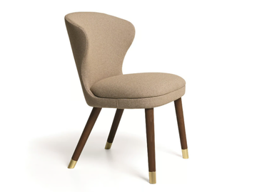 HERITAGE 01 - Upholstered chair by Very Wood - view 2